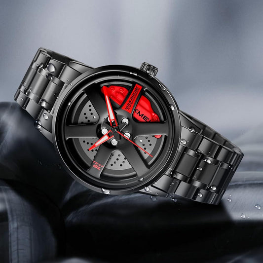 SKMEI 1787 - Rotating Wheel Rim Watch For Men's - Tech Space